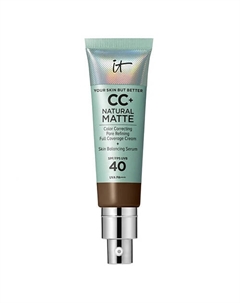 CC+ крем с матовым финишем и SPF40 Your Skin But Better Natural Matte It cosmetics