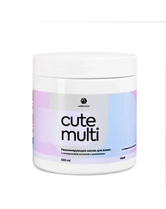 Реанимирующая маска с гиалуроновой кислотой и коллагеном CUTE MULTI 500 Adricoco