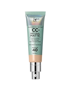 CC+ крем с матовым финишем и SPF40 Your Skin But Better Natural Matte It cosmetics