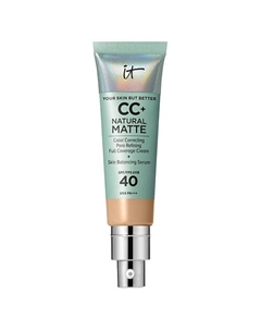 CC+ крем с матовым финишем и SPF40 Your Skin But Better Natural Matte It cosmetics