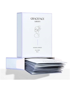 Набор тканевых масок для лица увлажняющих с витаминным комплексом Grace face