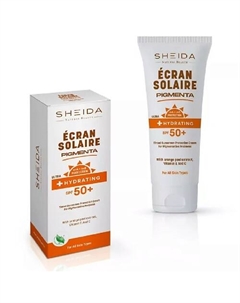 Солнцезащитный крем с увлажнением и тонированием для склонной к пигменту кожи 75 Sheida