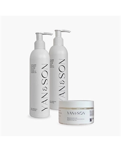 Шампунь, бальзам и маска для увлажнения волос Yan&son