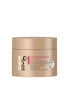 Питательная маска для густых волос All Blondes Rich Maske 30 Blond me