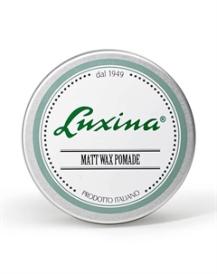 Матирующая восковая помада Matt Wax Pomade 100 Luxina
