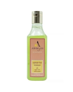 Шампунь с аргановым маслом и ритхой (With Argan Oil & Reetha) 250 Aaranyaa
