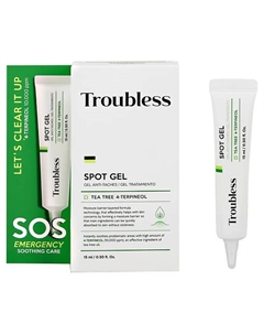 Точечный гель для лица с маслом чайного дерева 15 Troubless