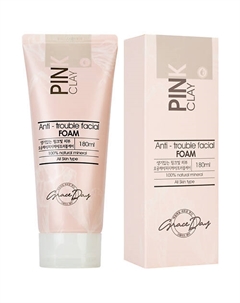 Пенка для умывания с розовой глиной 180 Grace day