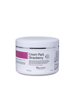 Кремовая маска для лица с экстрактом клубники Skindom