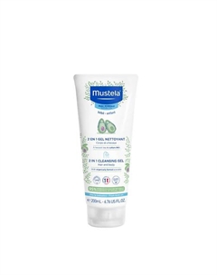 Детский гель для купания 2 in 1 Cleansing Gel, для тела и волос 200 Mustela