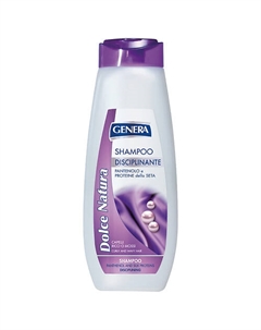 Шампунь для вьющихся и непослушных волос Dolce Natura с пантенолом и протеинами шелка 500 Genera
