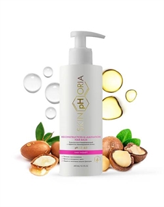 Бальзам для волос восстанавливающий с эфф. ламинирования Reconstruction & Lamination Balm 400 Skinphoria