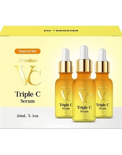 Dr+MEDM Сыворотка для лица с витамином С набор 3 Dermal