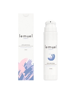 Крем для лица для проблемной и чувствительной кожи на основе рыбного коллагена 50 Lemuel