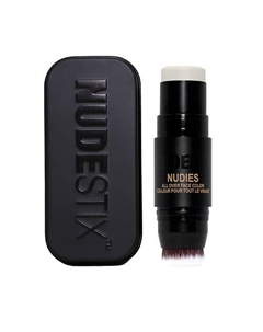 Хайлайтер Nudies Glow в стике, со встроенной кисточкой для растушевки Nudestix