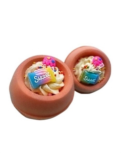 Бомбочка для ванны чаша с фигуркой "Мультифрукт" Shato cosmetics