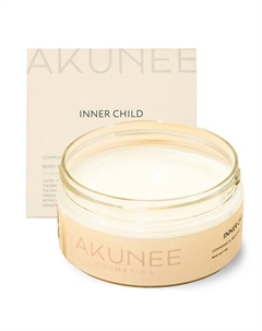 Крем баттер для тела увлажняющий с ароматом лимонного пирога 200 Akunee cosmetics