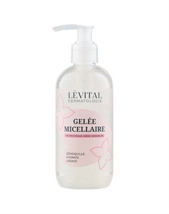 Мицеллярный гель для умывания увлажняющий с гиалуроновой кислотой Gelée Micellaire 250 Levital