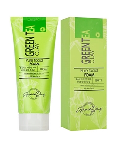 Пенка для умывания с зеленой глиной 180 Grace day