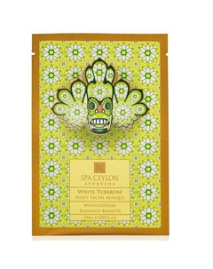 Тканевая маска для лица "БЕЛАЯ ТУБЕРОЗА" 25 Spa ceylon