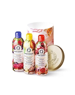 Подарочный набор парфюмированных гелей для душа "Ягодный" в тубе 1050 Edem garden