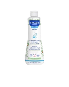 Натуральное очищающее молочко с авокадо No Rinse Cleansing Milk, не требует смывания 750 Mustela
