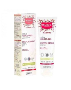 Крем против растяжек Stretch Marks Cream, без парфюмерной отдушки 150 Mustela