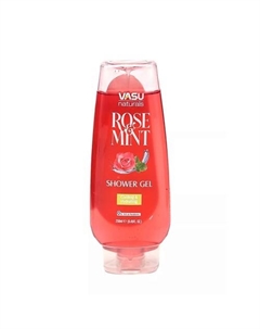 Гель для душа роза и мята (Shower Gel Rose Mint) 250 Vasu