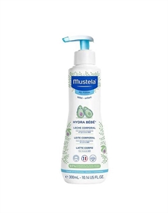 Увлажняющий лосьон для тела с авокадо Hydra Bebe 300 Mustela