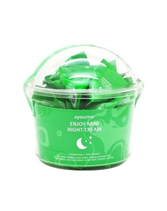 Ночной крем для лица с центеллой азиатской ENJOY MINI 30 Ayoume