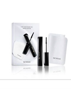 Набор Lash Lengthener 38C: Тушь для ресниц + Многоразовая салфтетка для удаления макияжа Sensai