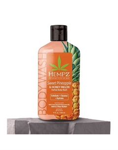 Гель для душа Ананас и Медовая дыня Sweet Pineapple & Honey Melon Herbal Body Wash 500 Hempz