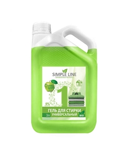 Гель для стирки универсальный автомат 3000 Simple line