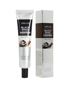 Крем для области вокруг глаз с муцином чёрной улитки 40 Lebelage