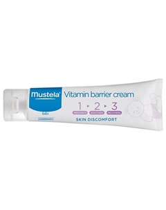 Успокаивающий крем под подгузник 1 2 3 Vitamin Barrier Cream 150 Mustela