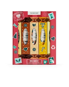Подарочный набор бальзамов для рук Hug & Squeeze The body shop