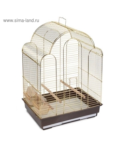 Клетка N 9100 для птиц, 42×30×56 см, золото Triol