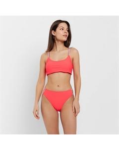 Купальник женский раздельный со стразами, цвет розовый, размер 44 Minaku