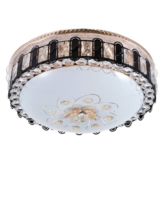 Люстра с ПДУ 1406/1 LED 80 Вт 3000-6000К черный 50×50×15 см Bayerlux