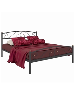 Кровать двуспальная «Вероника плюс», 1400×1900 мм, металл, цвет чёрный Милсон