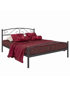 Кровать двуспальная «Вероника плюс», 1400×2000 мм, металл, цвет чёрный Милсон