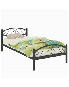 Кровать односпальная «Вероника Мини Плюс», 800×2000 мм, металл, цвет чёрный Милсон