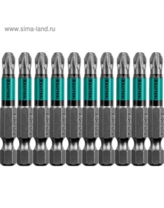 Биты Optimum Line 26124-3-50-10, Е 1/4", 50 мм, 10 шт., PZ3 Kraftool