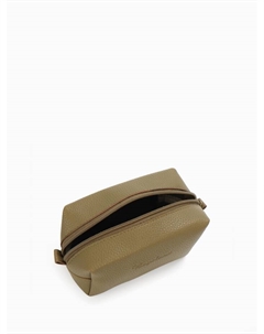 Косметичка на молнии, объёмная, маленькая, хаки Bagsland