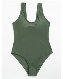 Купальник слитный Basic, цвет зелёный, размер 46 Minaku