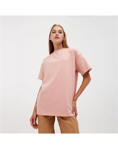 Футболка женская OVERSIZE FIT: цвет бежевый, р-р 54 Minaku