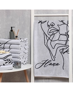 Полотенце именное махровое «Нина» 70х130см, 100% хлопок, 420гр/м2 Этель