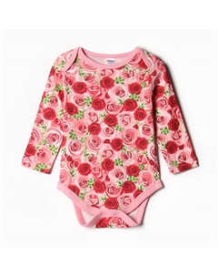 Боди детский, цвет белый/цветочки, рост 80 см Bonito
