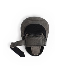 Лапы боксёрские изогнутые, VINTAGE, натуральная кожа, пара, серые Fight empire