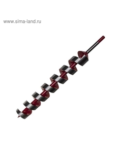 Сверло «» МАСТЕР, по дереву, спираль Левиса, HEX хвостовик, 52×450 мм Зубр